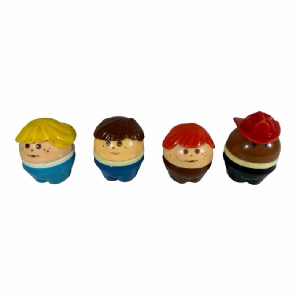 VTG Little Tikes Chunky Little People Chubby Toddle Tots Set Of 4